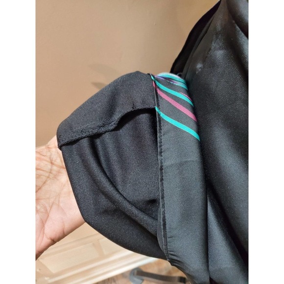 Twenty One Womens Black Off The Shoulder Sleeveless Back Zip Short Dress Medium - Picture 8 of 12